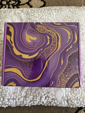 Luxury Purple & Gold Bath & Body Gift Set - Spa Collection